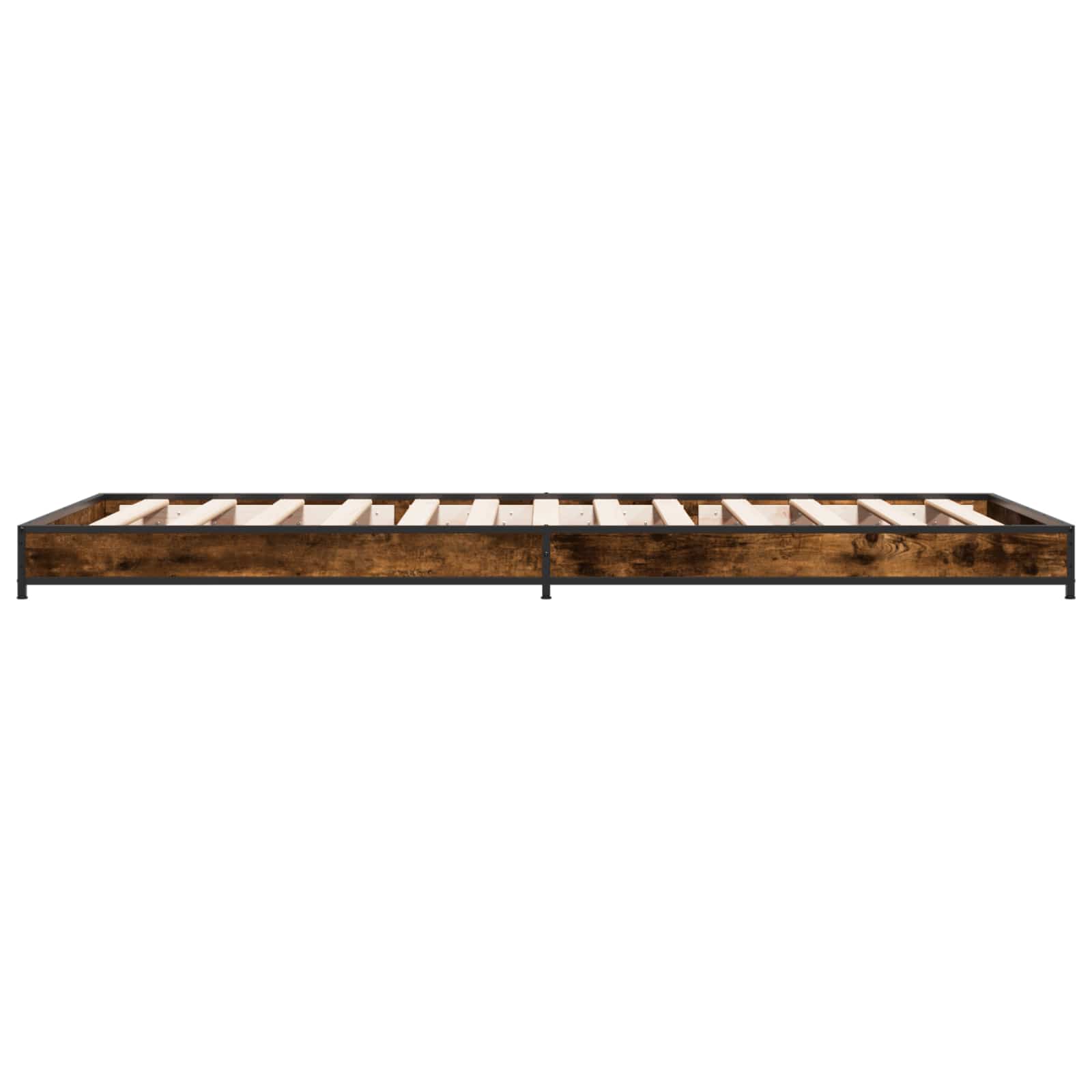 Bettrahmen Geräucherte Eiche 80 x 200 cm Holzwerkstoff