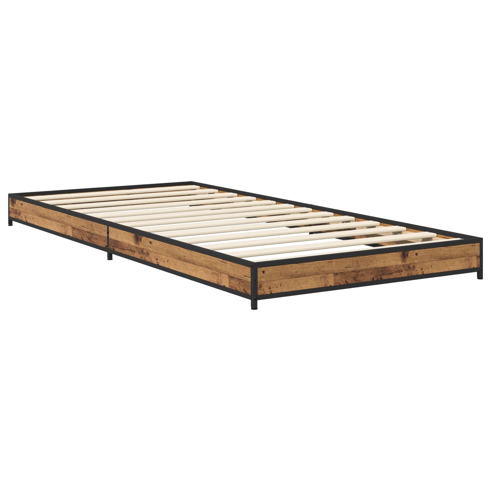 Bettrahmen Altholz 80 x 200 cm Holzwerkstoff