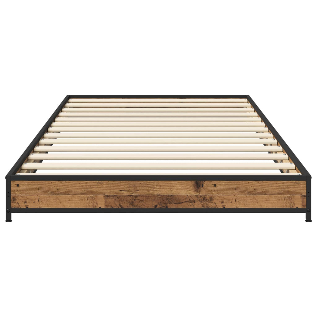 Bettrahmen Altholz 80 x 200 cm Holzwerkstoff