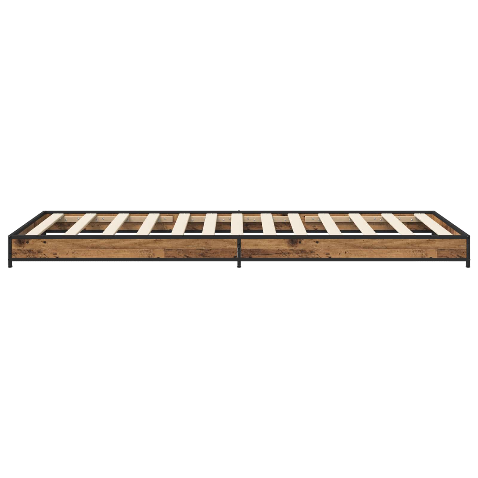Bettrahmen Altholz 80 x 200 cm Holzwerkstoff