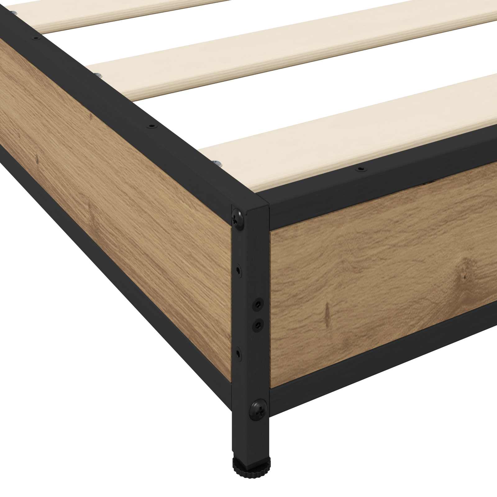 Bettrahmen Artisan-Eiche 80 x 200 cm Holzwerkstoff