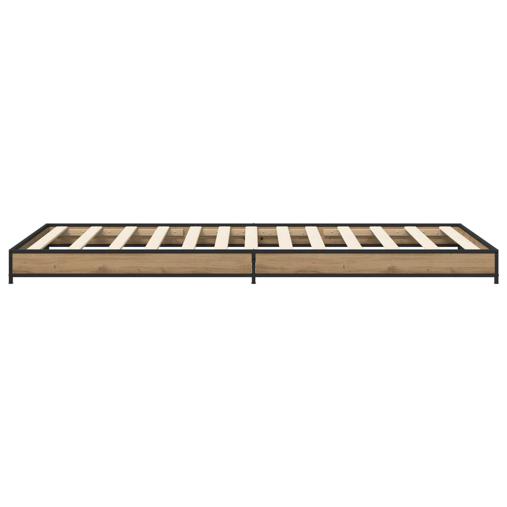 Bettrahmen Artisan-Eiche 80 x 200 cm Holzwerkstoff