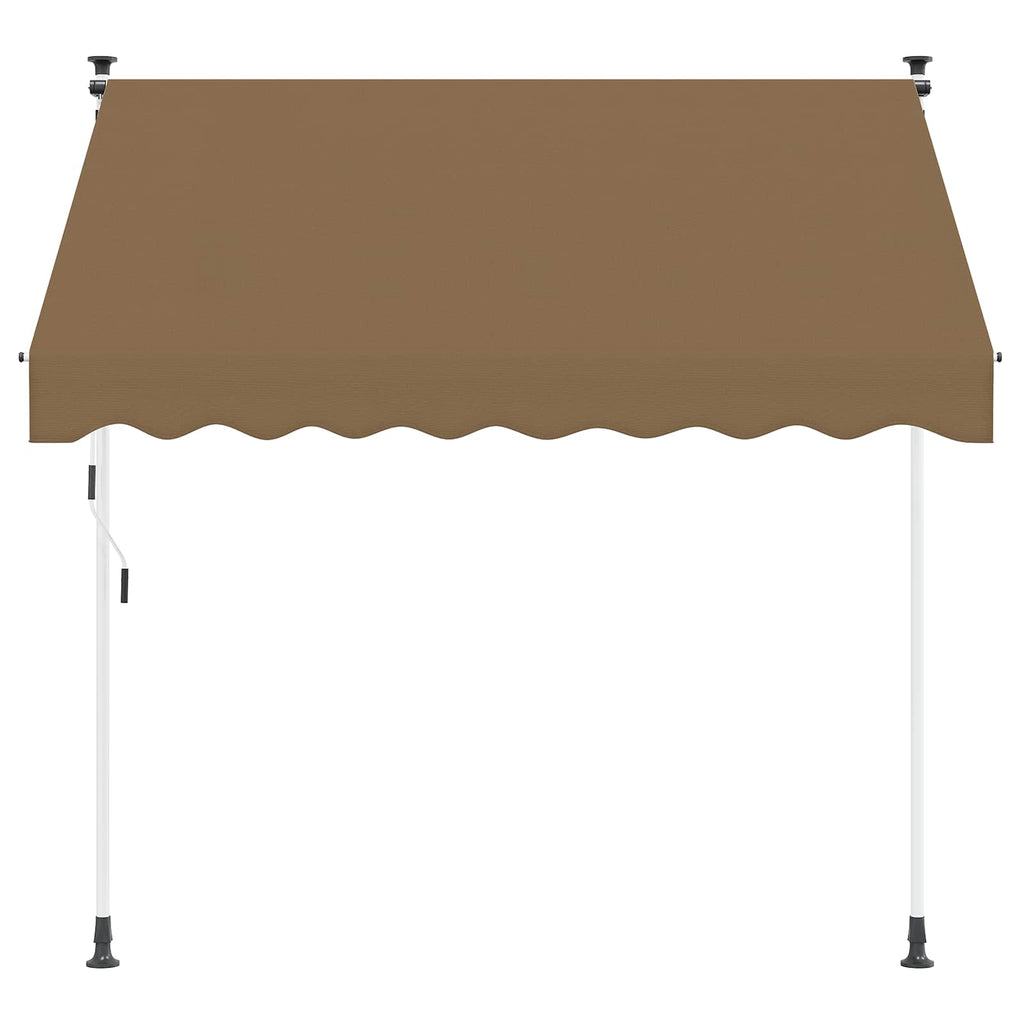 Manuell einziehbare Markise Beige 400 cm