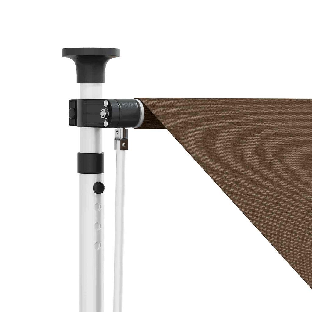 Manuell einziehbare Markise Taupe 250 cm