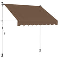 Manuell einziehbare Markise Taupe 250 cm