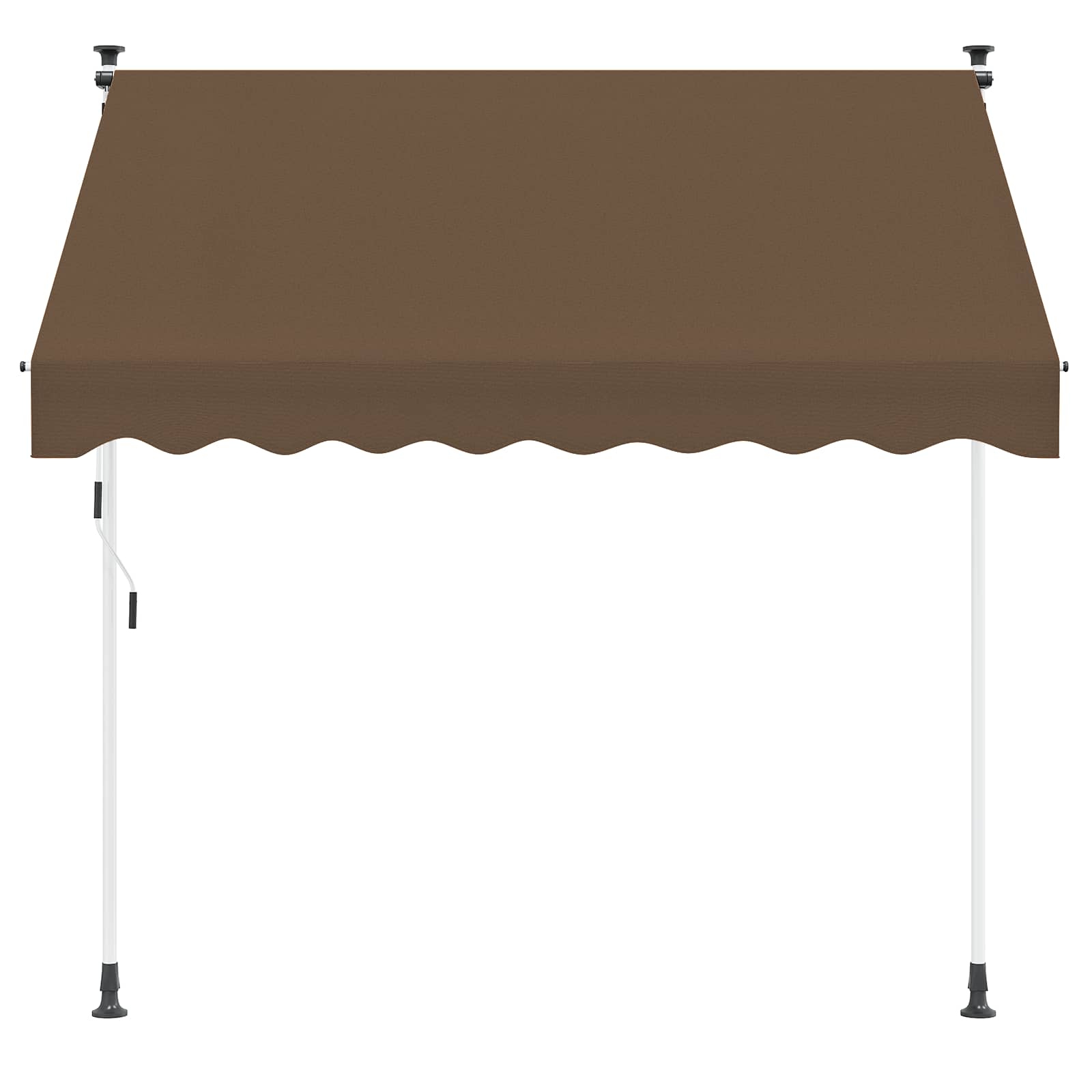 Manuell einziehbare Markise Taupe 350 cm