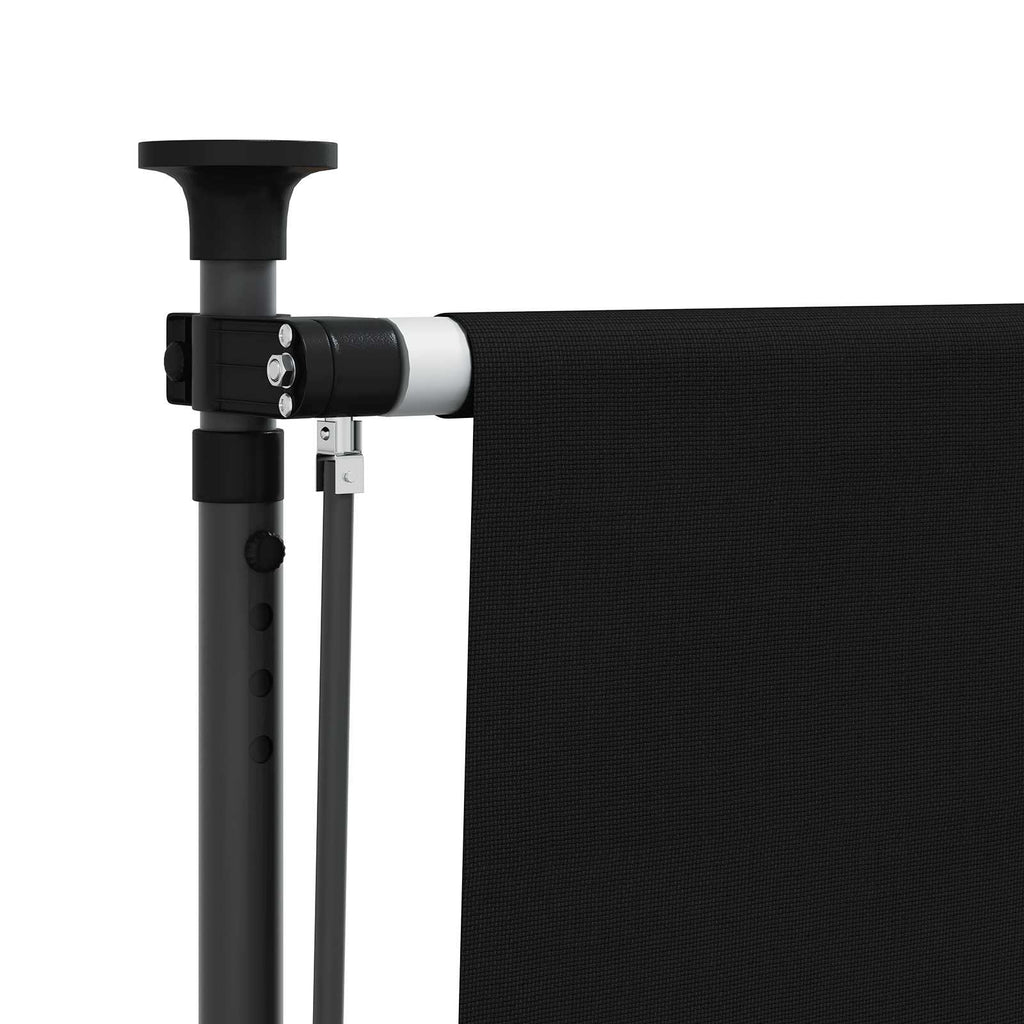 Outdoor Rollo Schwarz 100 x 270 cm