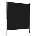 Outdoor Rollo Schwarz 150 x 270 cm