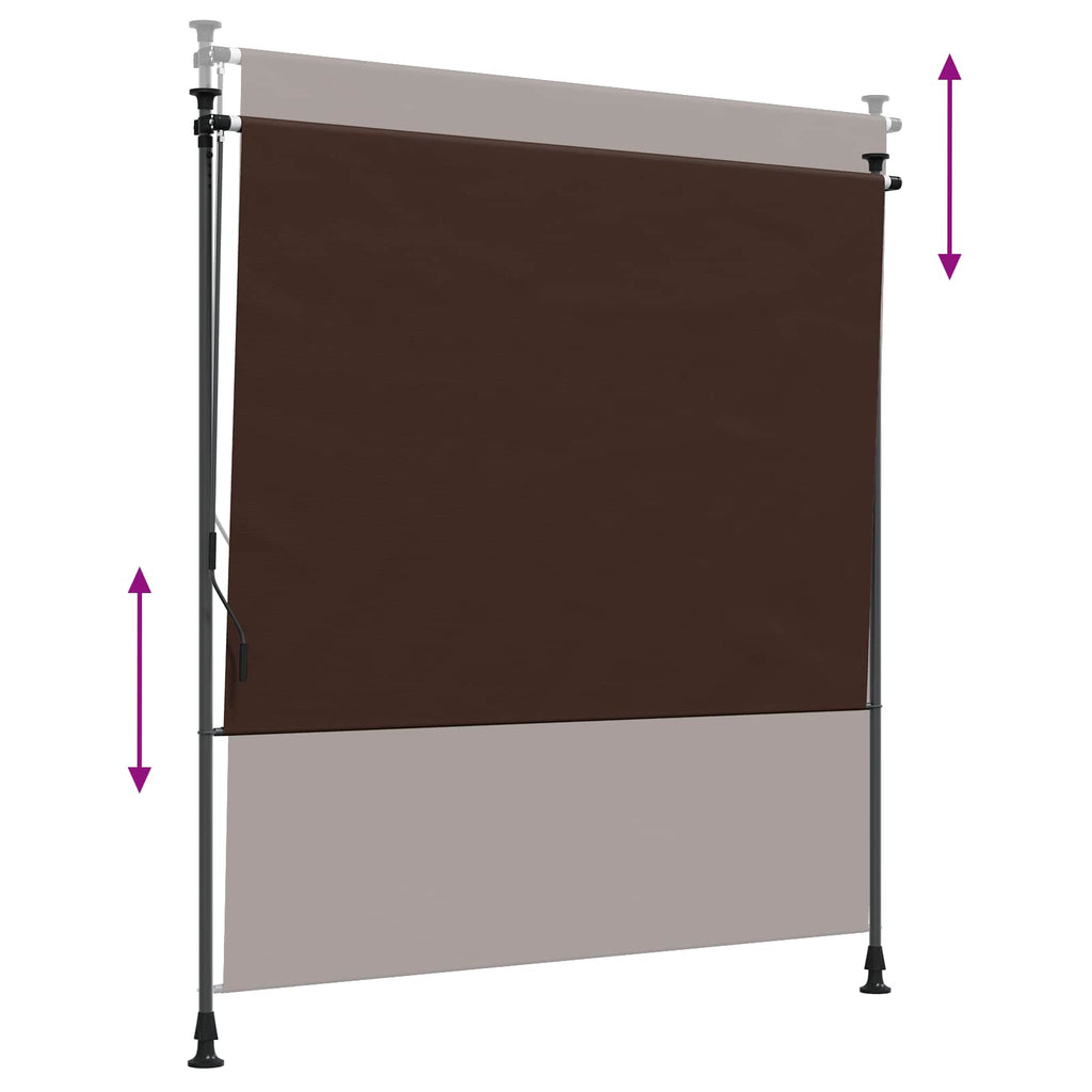Outdoor Rollo Braun 120 x 270 cm