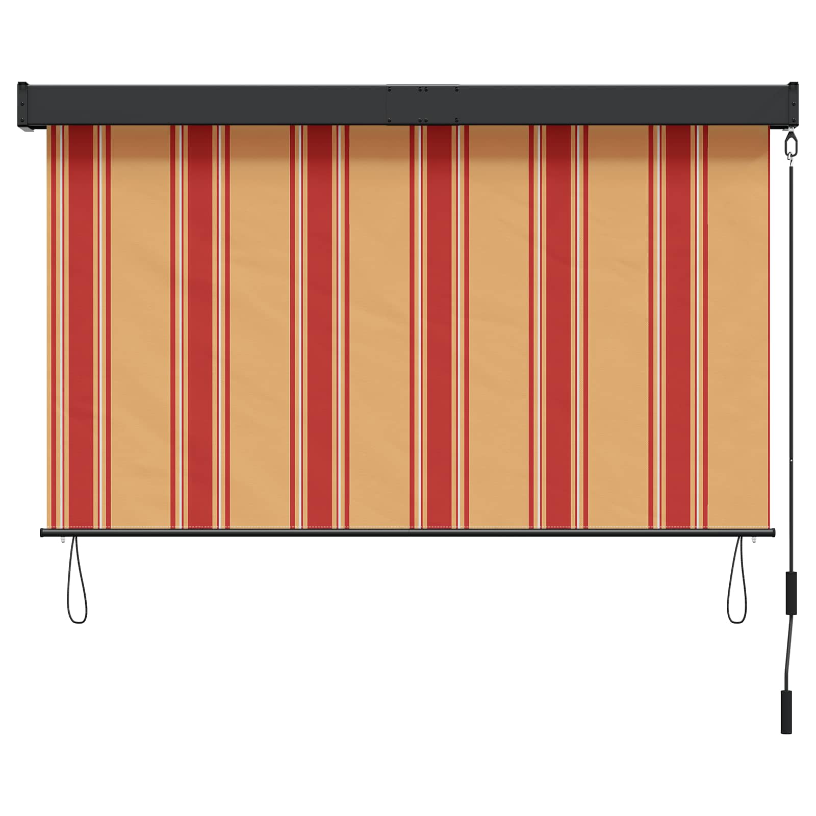 Rollo Mehrfarbig 60 x 250 cm Stoff und Aluminium