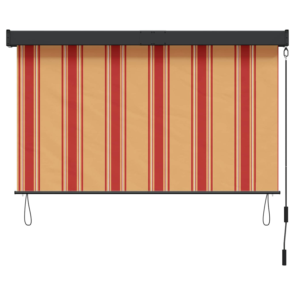 Rollo Mehrfarbig 80 x 250 cm Stoff und Aluminium