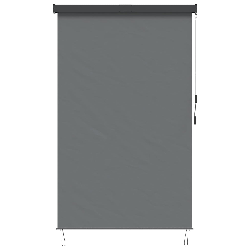 Rollo Hellgrau 120 x 250 cm Stoff und Aluminium
