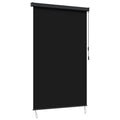 Rollo Schwarz 160 x 250 cm Stoff und Aluminium