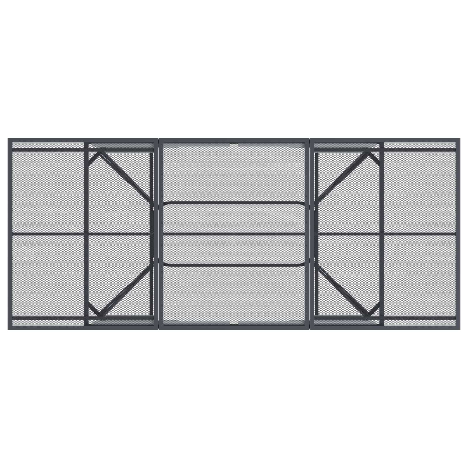 Garten Essgruppe 7 pcs Anthrazit Stahl