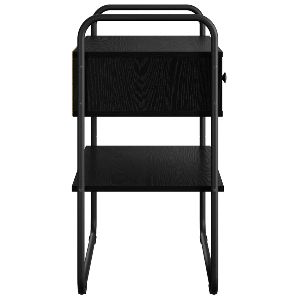 Konsolentisch Schwarze Eiche 80 x 40 x 75 cm Holzwerkstoff