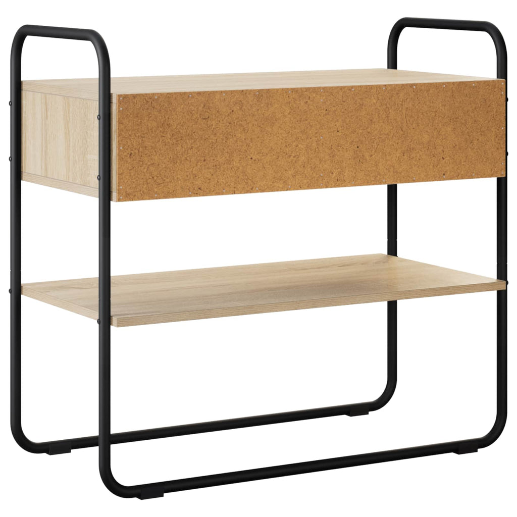 Konsolentisch Sonoma-Eiche 80 x 40 x 75 cm Holzwerkstoff