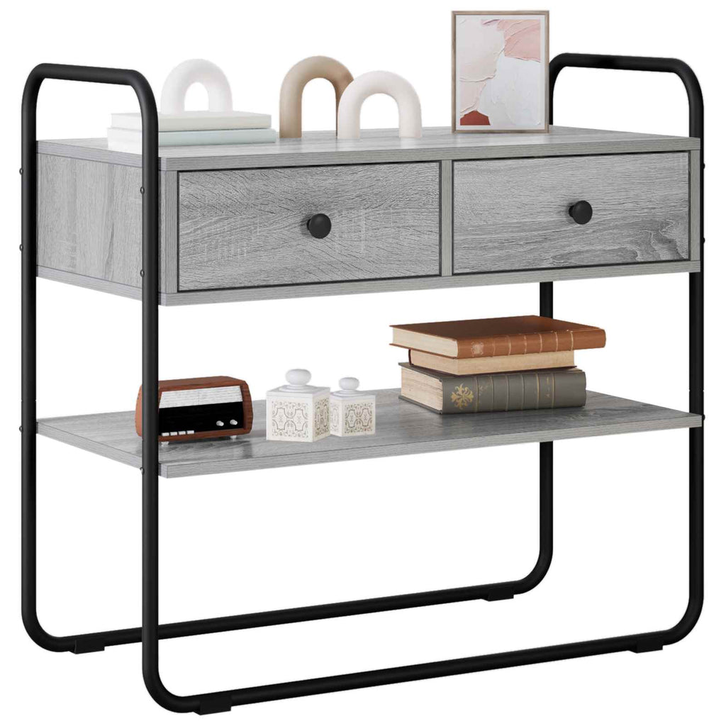 Konsolentisch Grau Sonoma 80 x 40 x 75 cm Holzwerkstoff