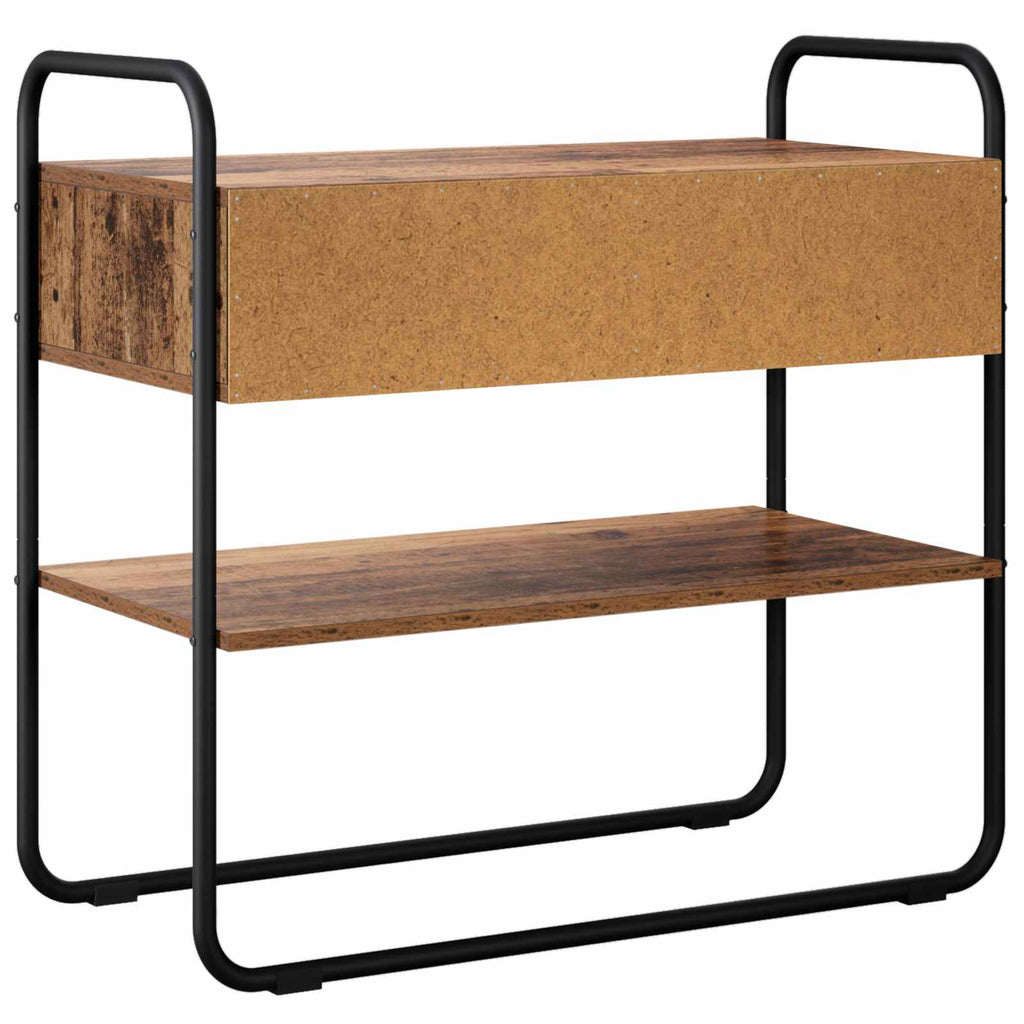 Konsolentisch Altholz 80 x 40 x 75 cm Holzwerkstoff