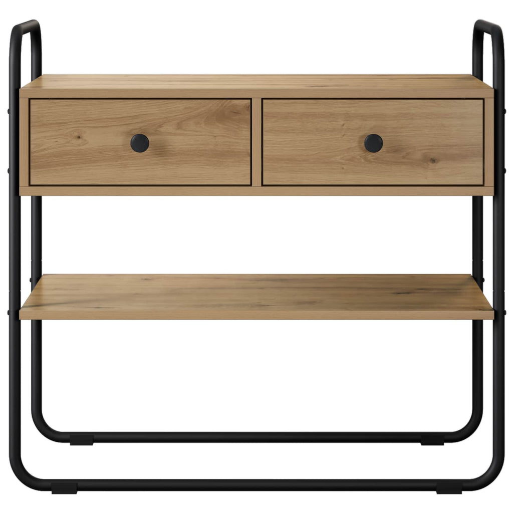 Konsolentisch Artisan-Eiche 80 x 40 x 75 cm Holzwerkstoff