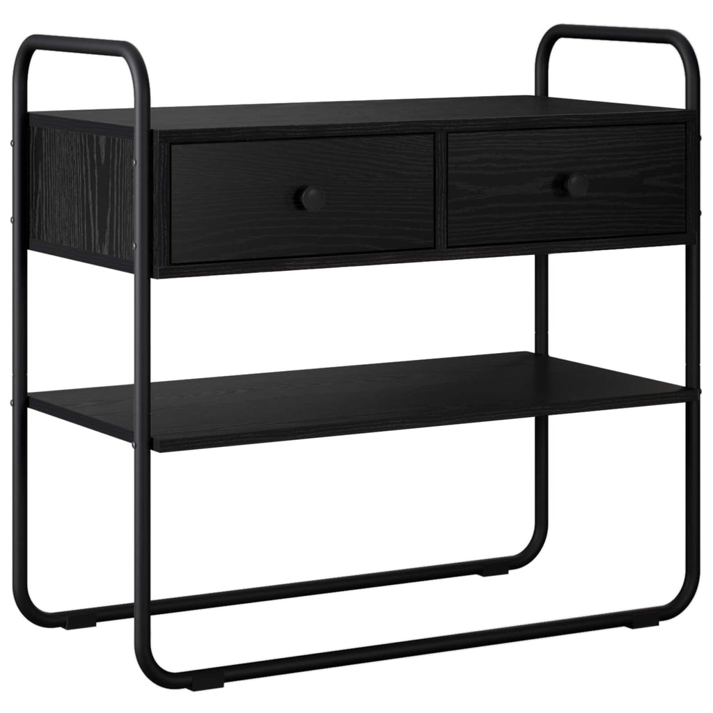 Konsolentisch Schwarze Eiche 100 x 40 x 75 cm Holzwerkstoff