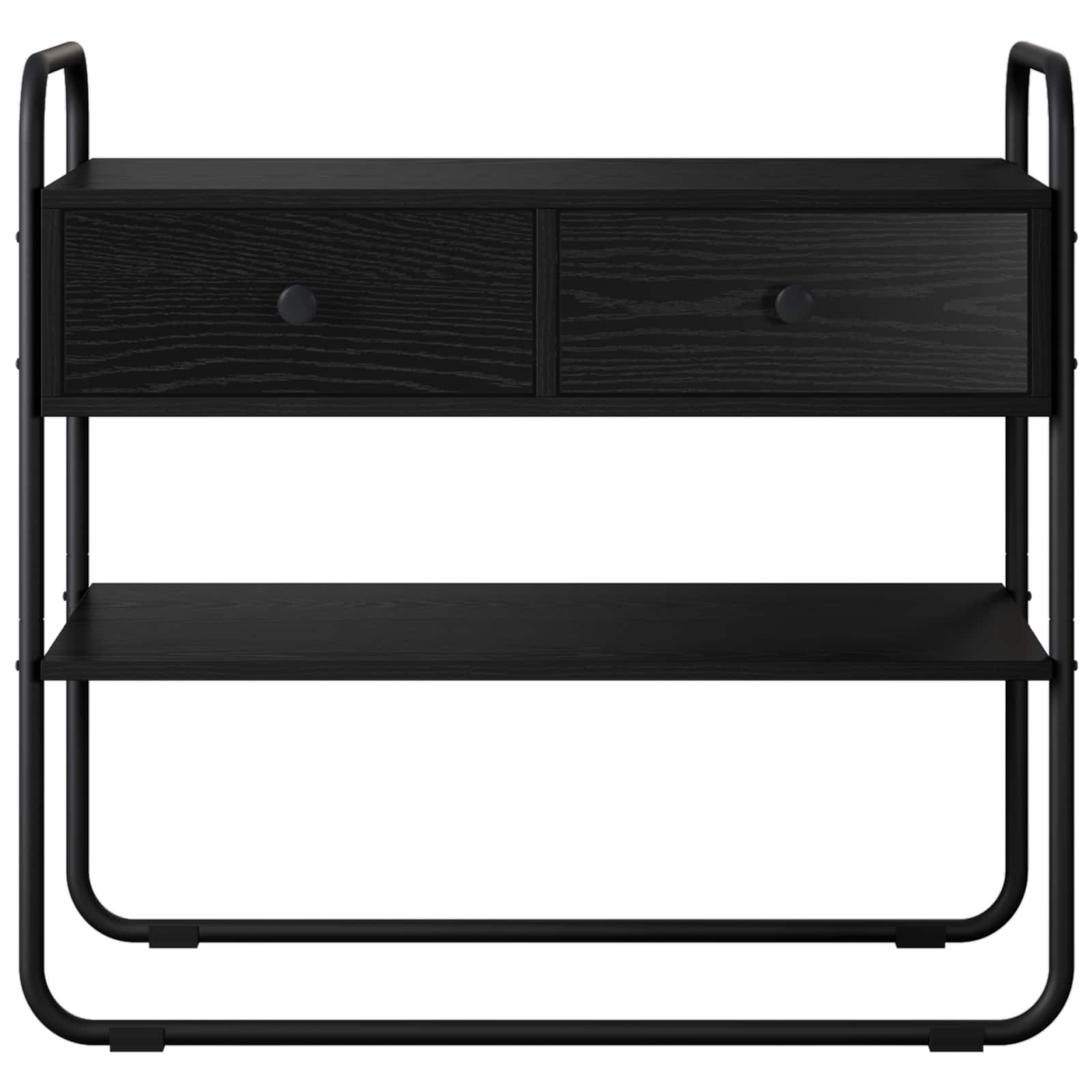 Konsolentisch Schwarze Eiche 100 x 40 x 75 cm Holzwerkstoff