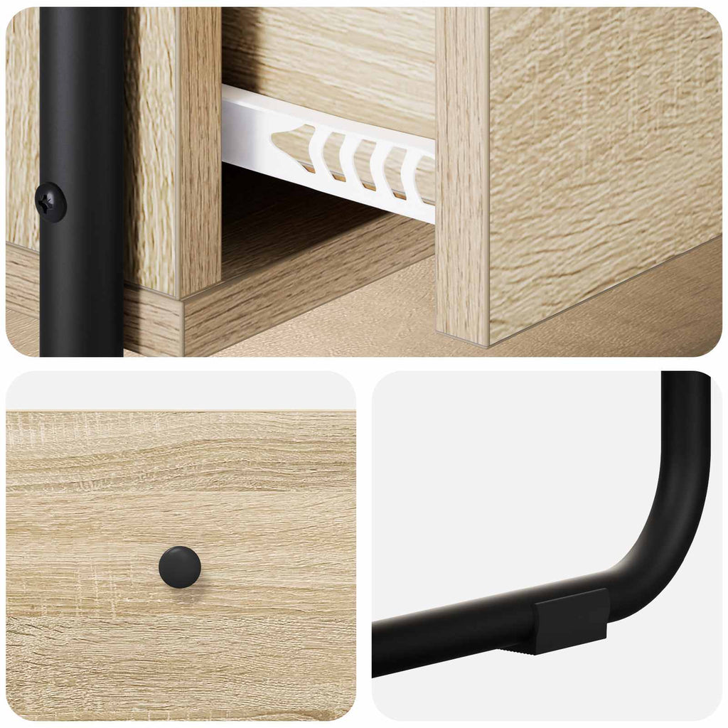 Konsolentisch Sonoma-Eiche 100 x 40 x 75 cm Holzwerkstoff