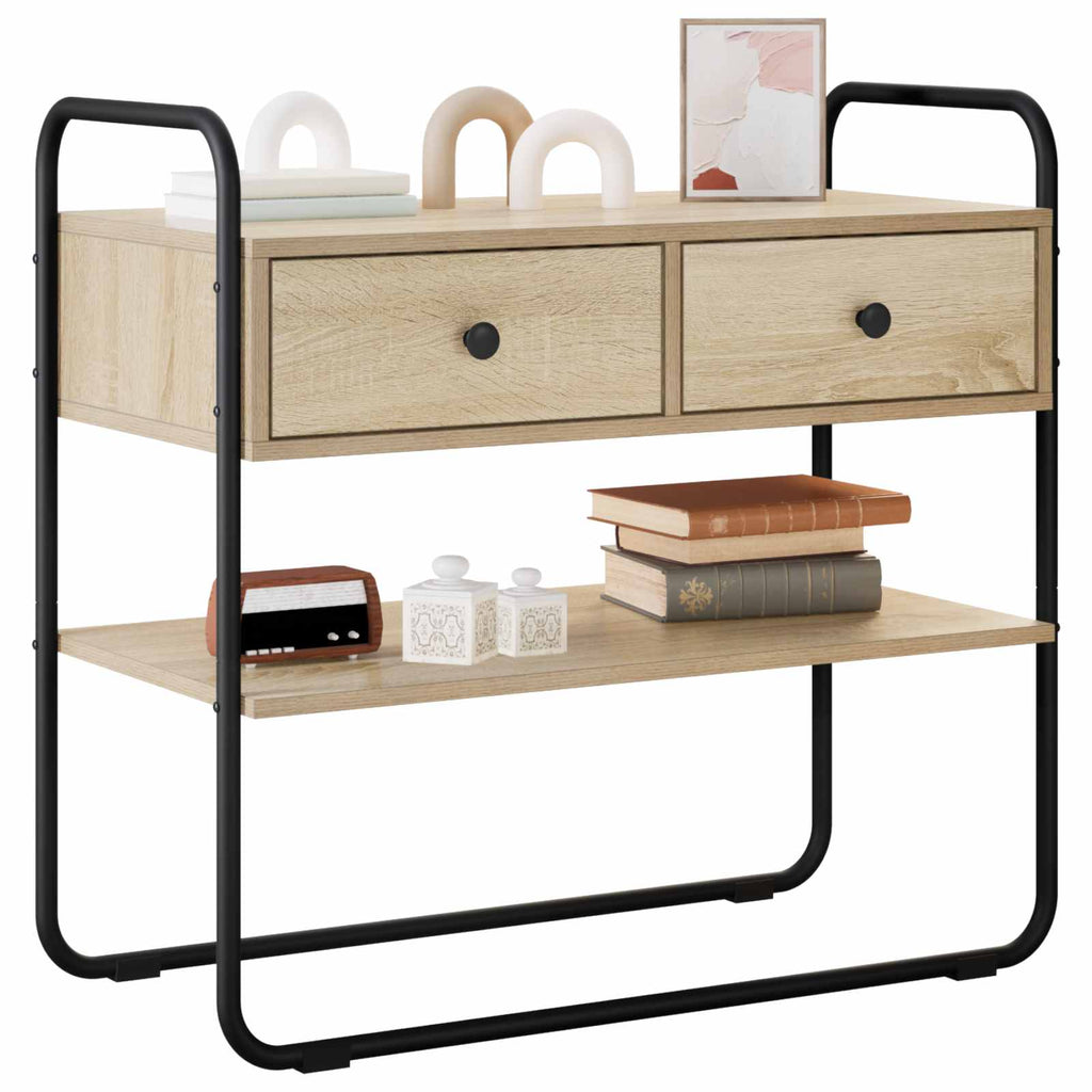 Konsolentisch Sonoma-Eiche 100 x 40 x 75 cm Holzwerkstoff