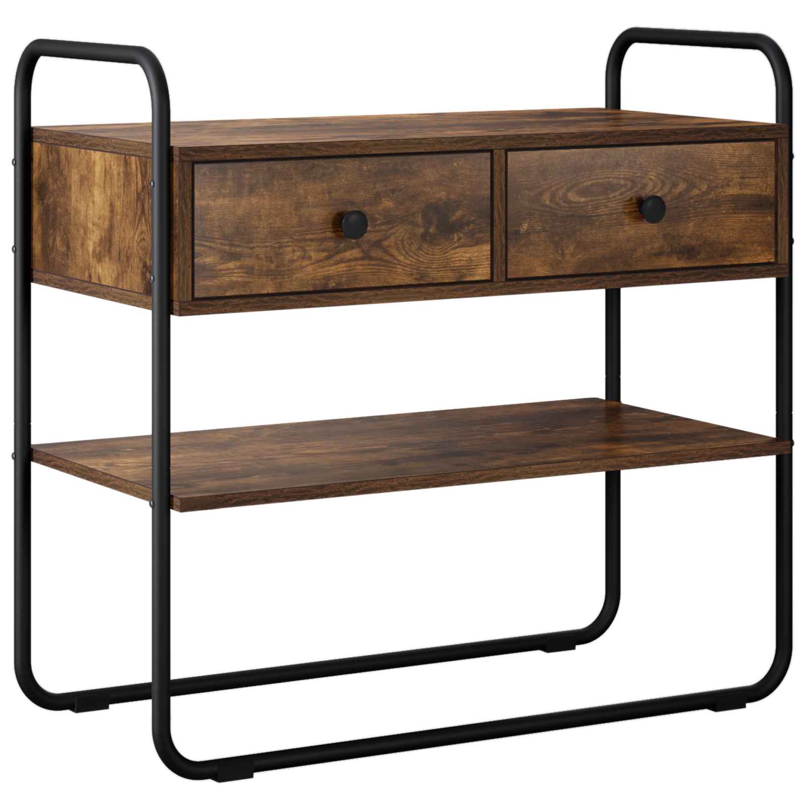 Konsolentisch Geräucherte Eiche 100 x 40 x 75 cm Holzwerkstoff