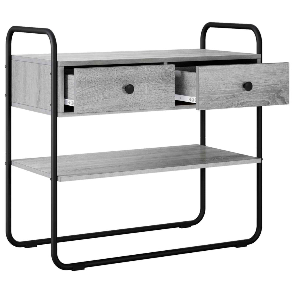 Konsolentisch Grau Sonoma 100 x 40 x 75 cm Holzwerkstoff