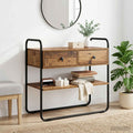 Konsolentisch Altholz 100 x 40 x 75 cm Holzwerkstoff