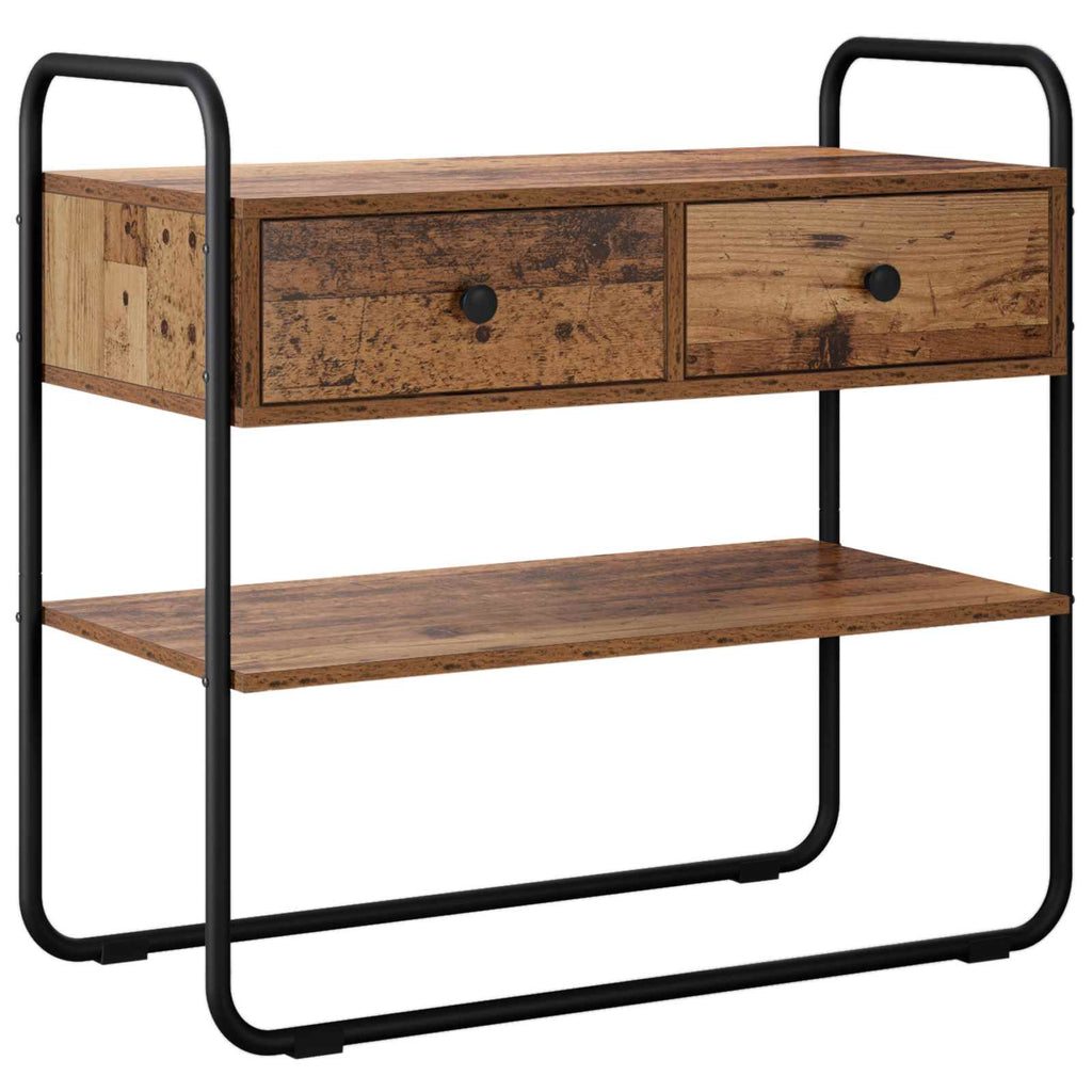 Konsolentisch Altholz 100 x 40 x 75 cm Holzwerkstoff