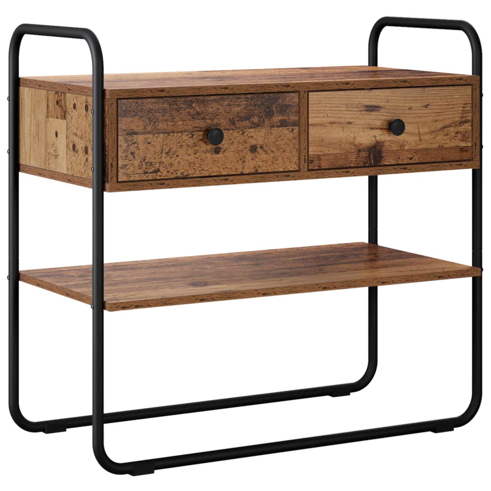 Konsolentisch Altholz 100 x 40 x 75 cm Holzwerkstoff