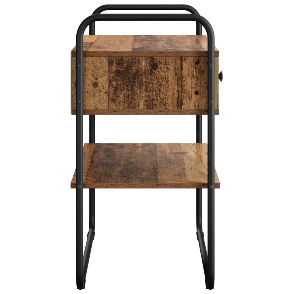 Konsolentisch Altholz 100 x 40 x 75 cm Holzwerkstoff