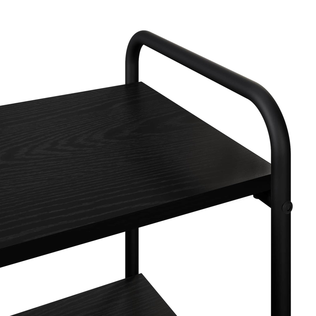 Konsolentisch Schwarze Eiche 80 x 35 x 75 cm Holzwerkstoff