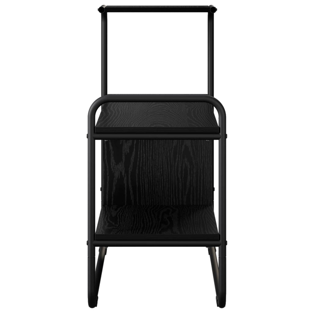 Konsolentisch Schwarze Eiche 80 x 35 x 75 cm Holzwerkstoff