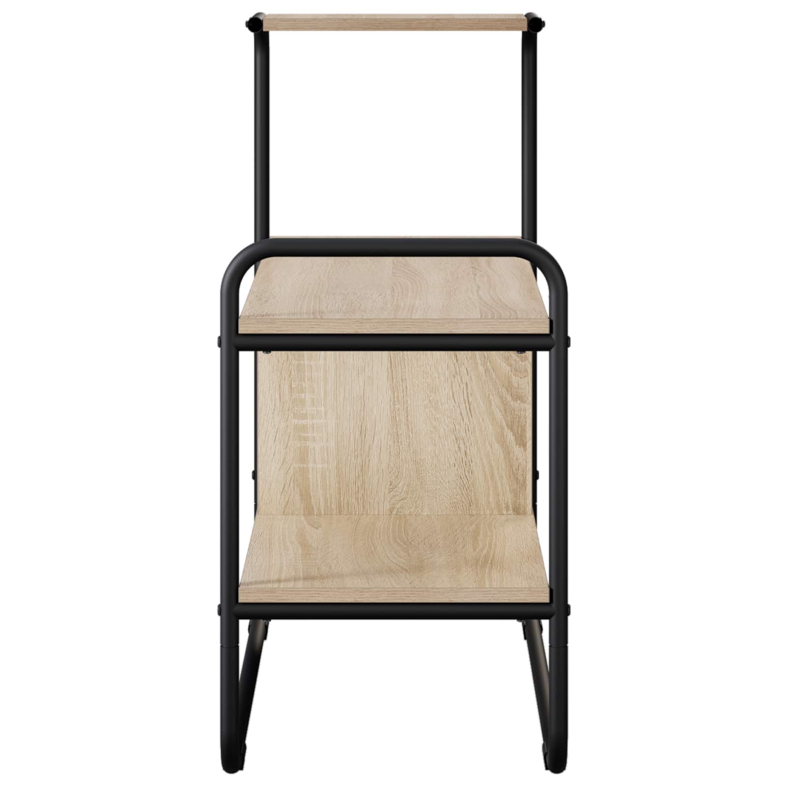 Konsolentisch Sonoma-Eiche 80 x 35 x 75 cm Holzwerkstoff