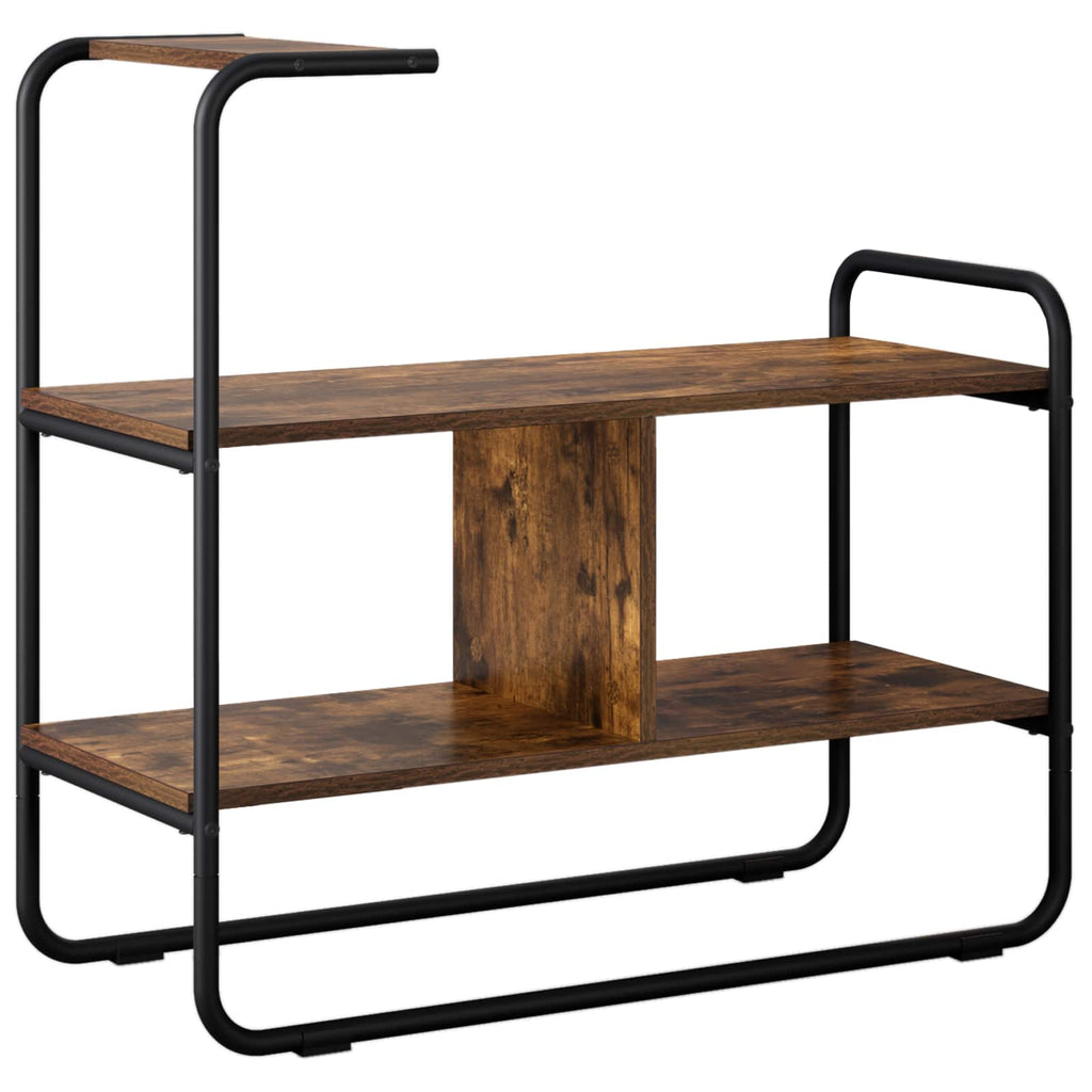 Konsolentisch Geräucherte Eiche 80 x 35 x 75 cm Holzwerkstoff