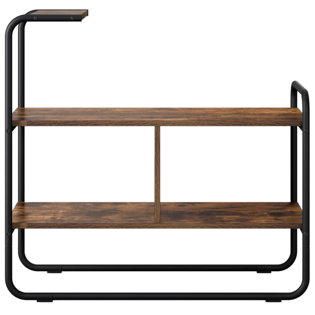 Konsolentisch Geräucherte Eiche 80 x 35 x 75 cm Holzwerkstoff
