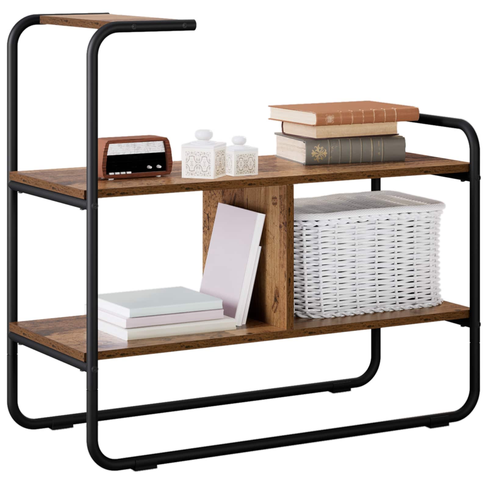 Konsolentisch Altholz 80 x 35 x 75 cm Holzwerkstoff