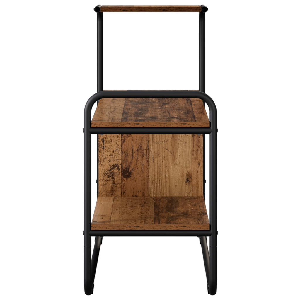 Konsolentisch Altholz 80 x 35 x 75 cm Holzwerkstoff