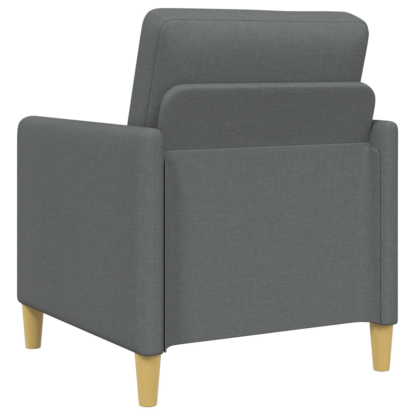 Sofa Set mit Stauraum 2 pcs Dunkelgrau Polyester