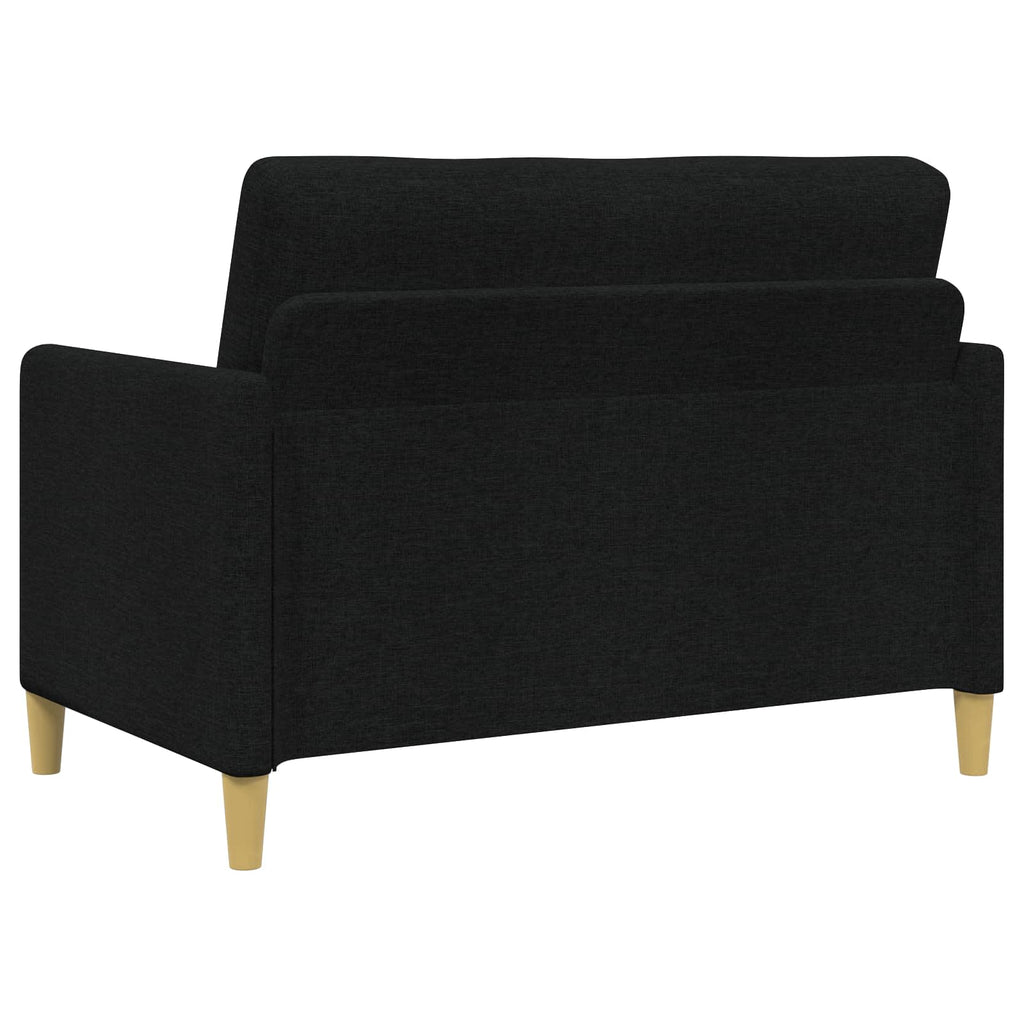Sofa Set mit Stauraum 2 pcs Schwarz Polyester