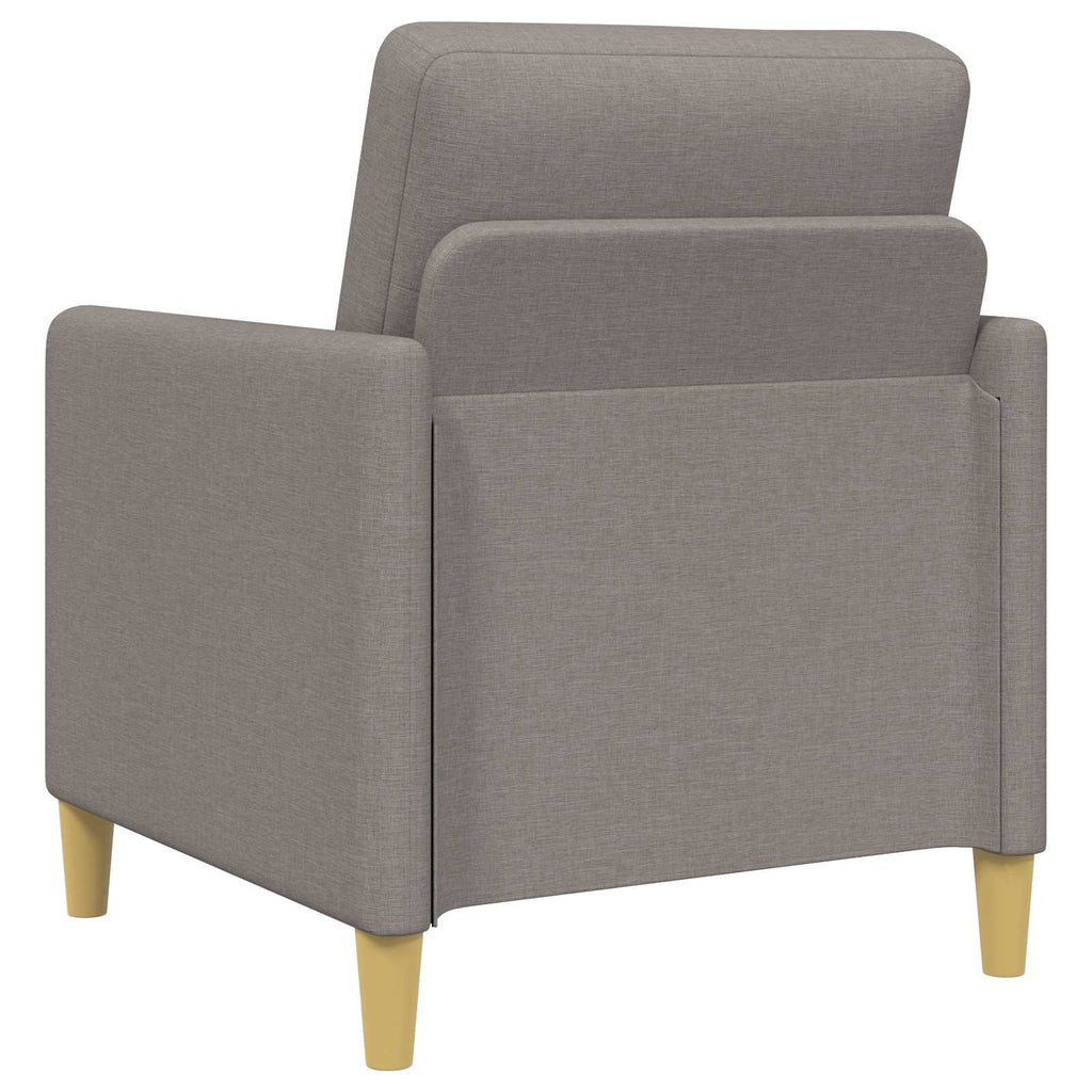 Sofa Set mit Stauraum 2 pcs Taupe Polyester