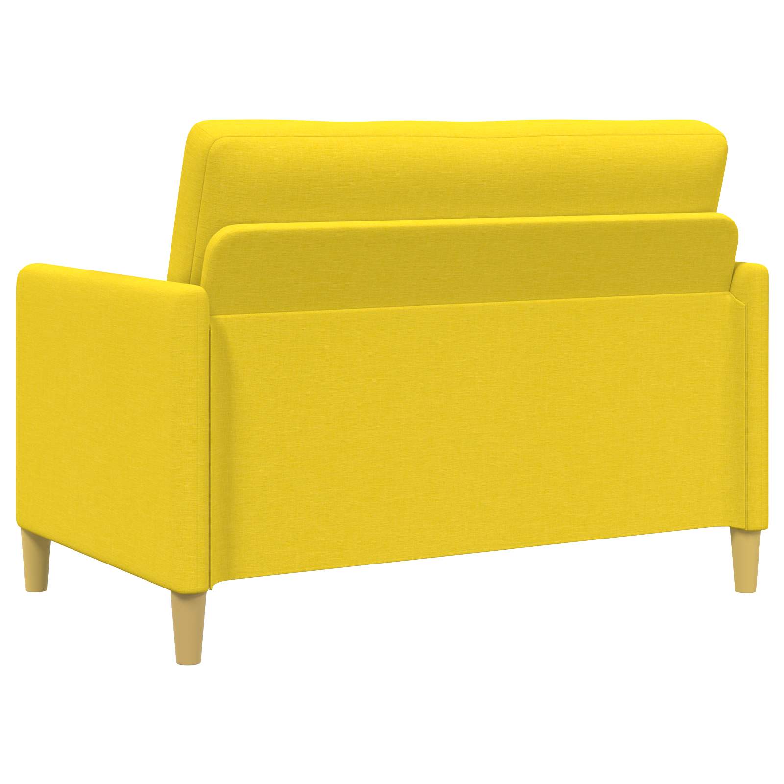 Sofa Set mit Stauraum 2 pcs Helles Gelb Polyester