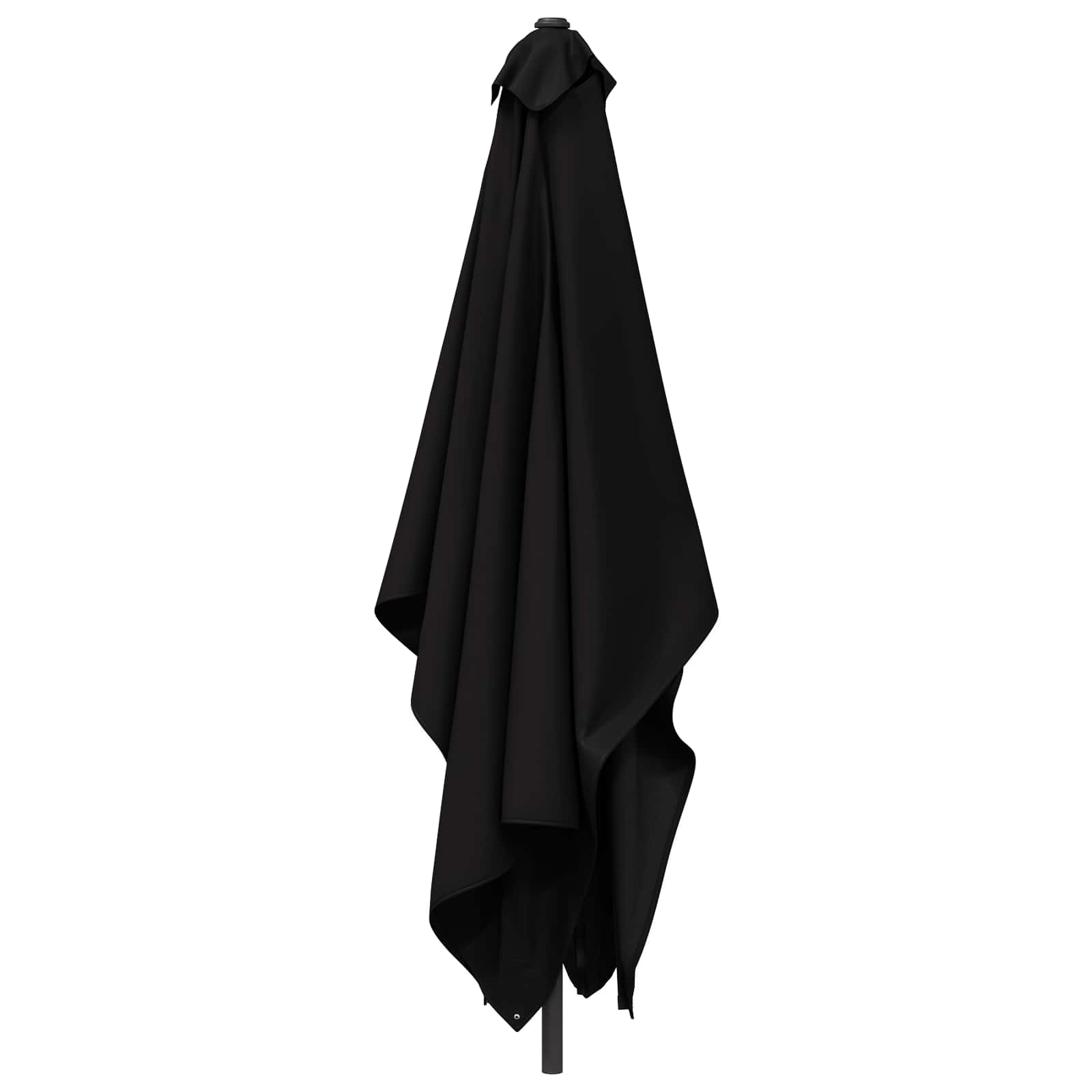 Garten-Sonnenschirm 200 x 300 cm Polyester Rechtwinklig Schwarz
