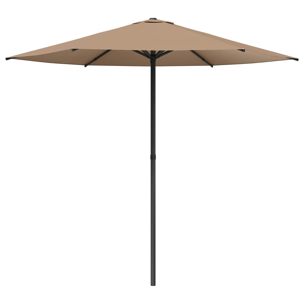 Garten-Sonnenschirm 230 x 230 cm Polyester Rechtwinklig Taupe