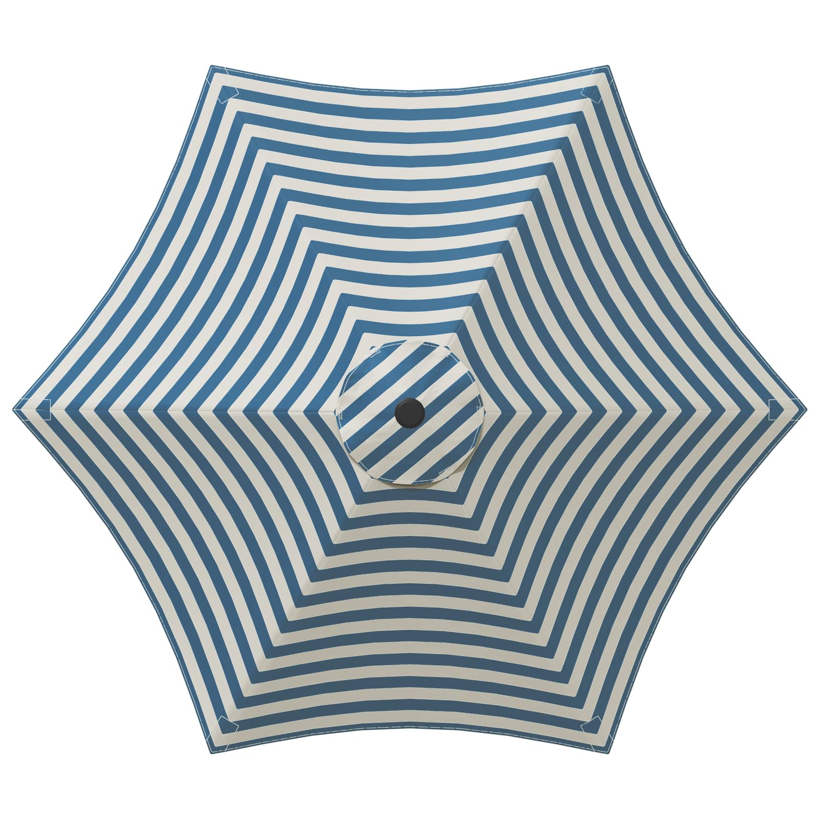 Garten-Sonnenschirm 230 x 230 cm Polyester Rechtwinklig