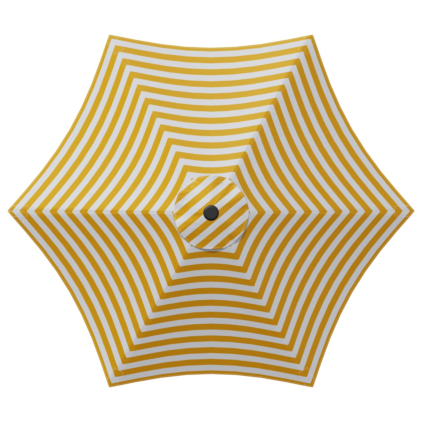 Garten-Sonnenschirm 230 x 230 cm Polyester Rechtwinklig