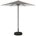 Garten-Sonnenschirm 230 x 230 cm Polyester Rechtwinklig