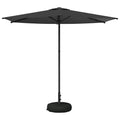 Garten-Sonnenschirm 270 x 270 cm Polyester Rechtwinklig